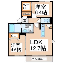 パークサイドヴィラの物件間取画像